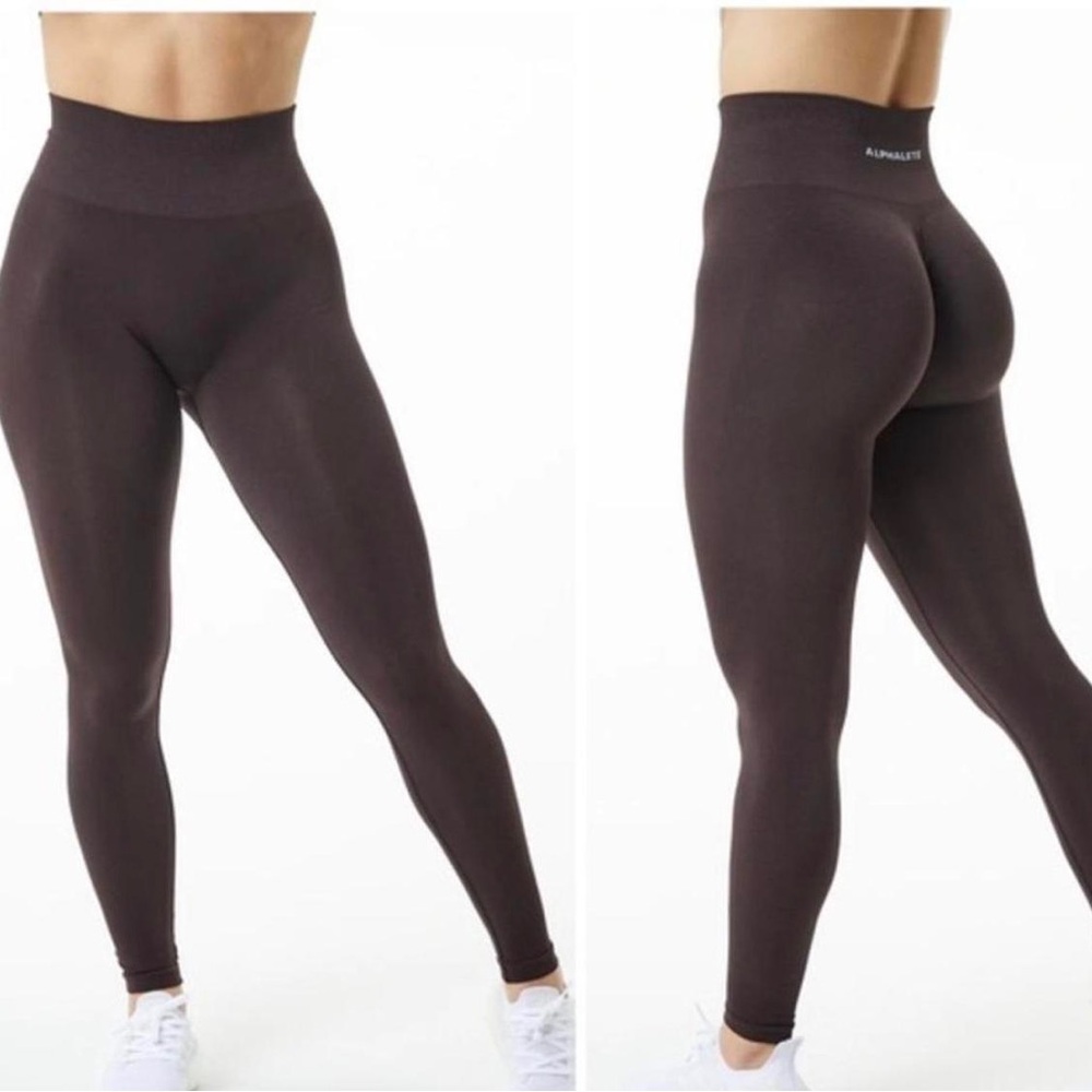 Alphalete amplify color deep brown size small like new